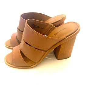 Allie Block Heel Slide Sandal.
